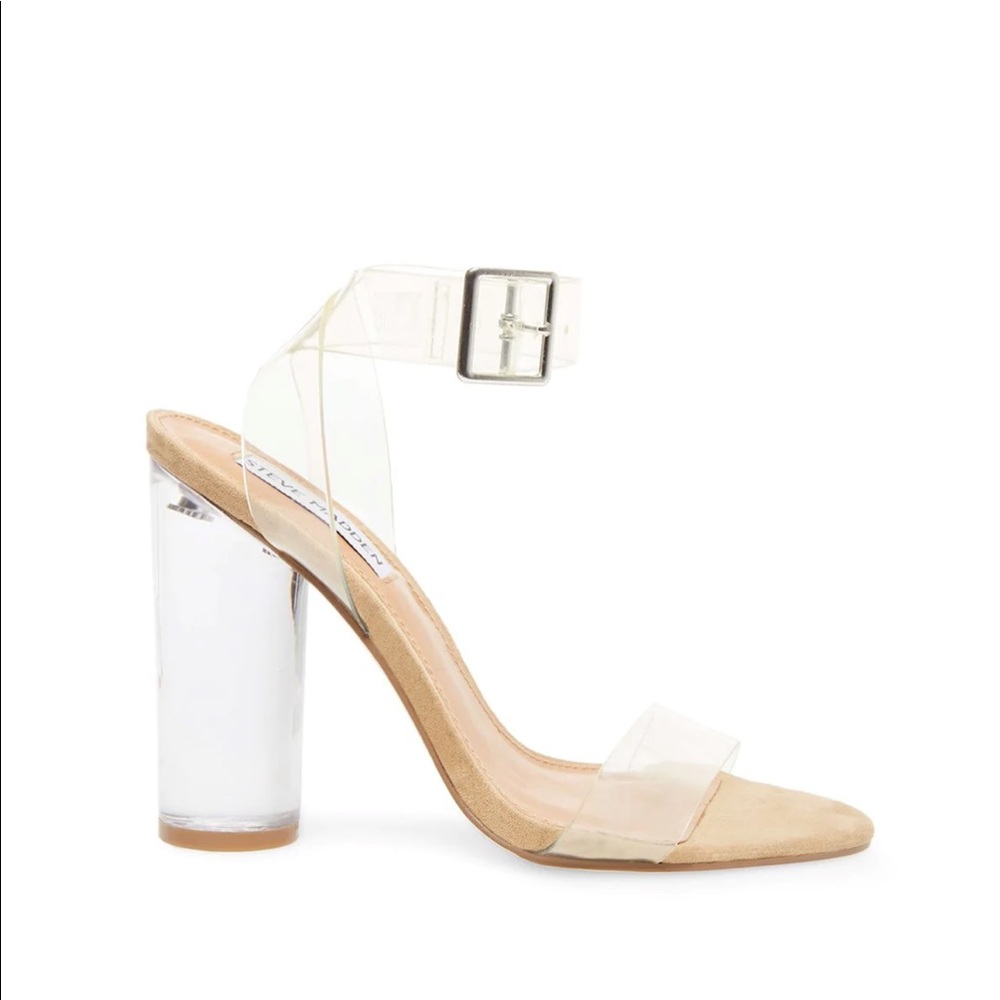 Steve Madden clear heels